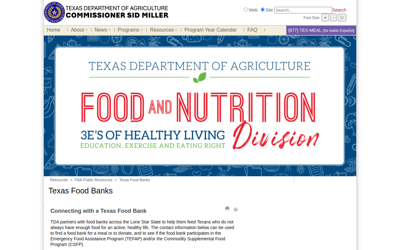 Spirit of Sharing, Inc. website preview