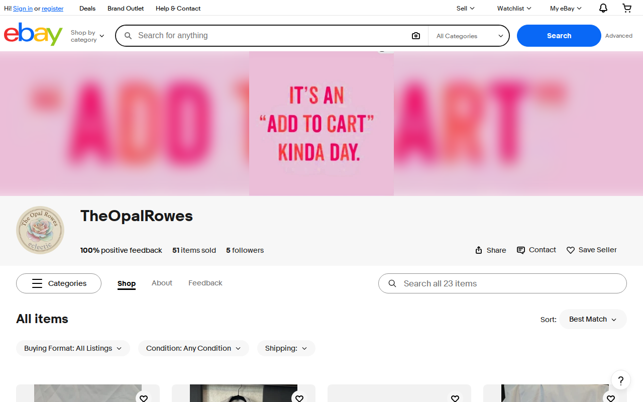 The Opal Rowes website preview