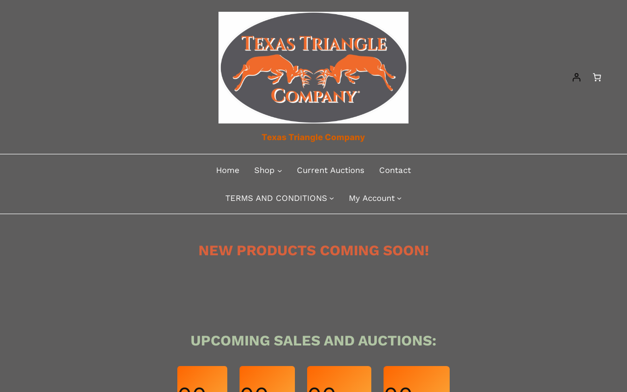 Texas Triangle Company Auctions website preview
