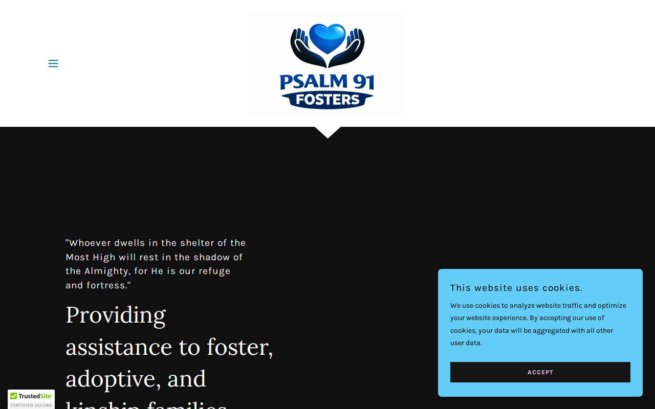 Psalm 91 Resale website preview