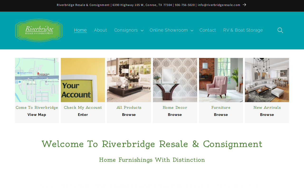 Riverbridge Resale & Consignment website preview