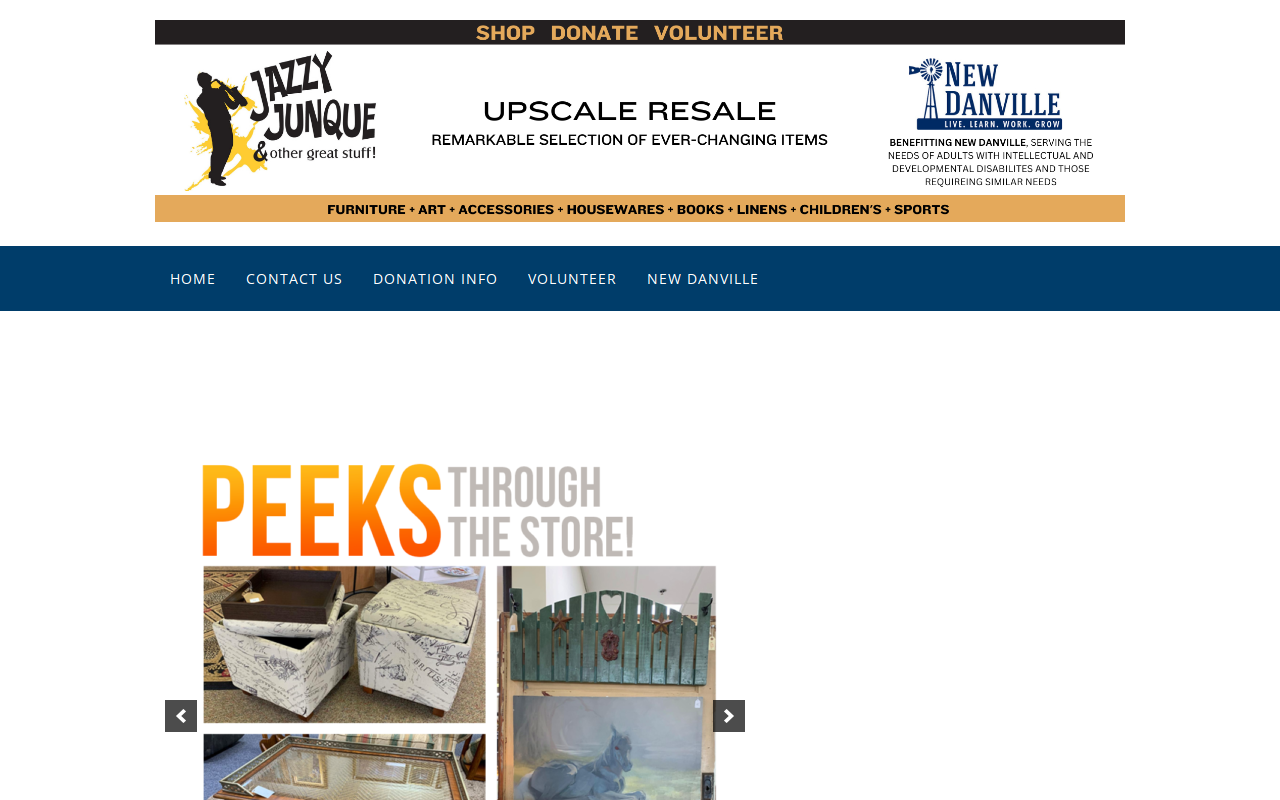 Jazzy Junque website preview