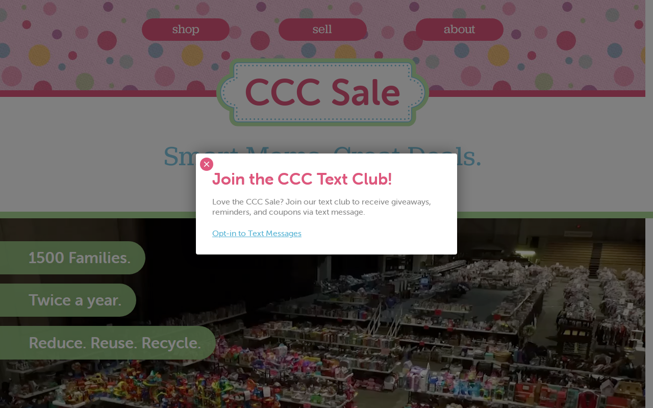 CCC Sale website preview