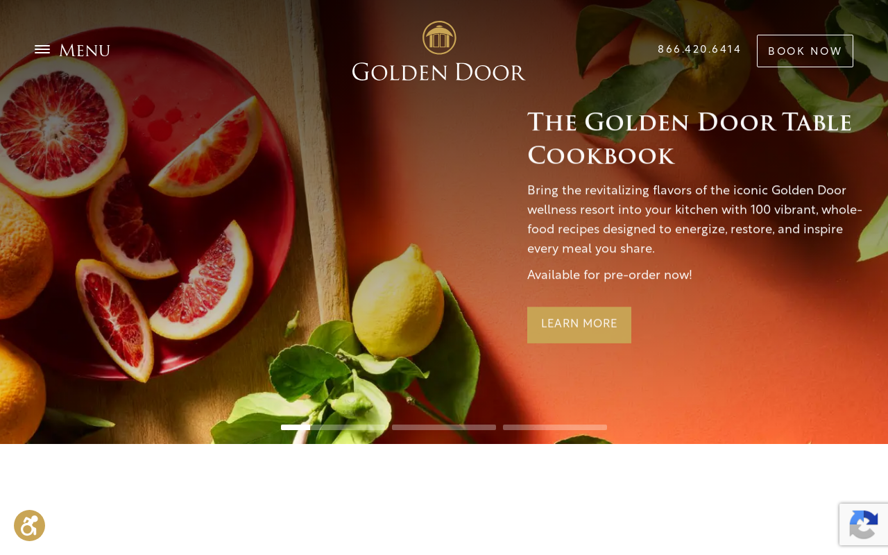 Golden Door website preview