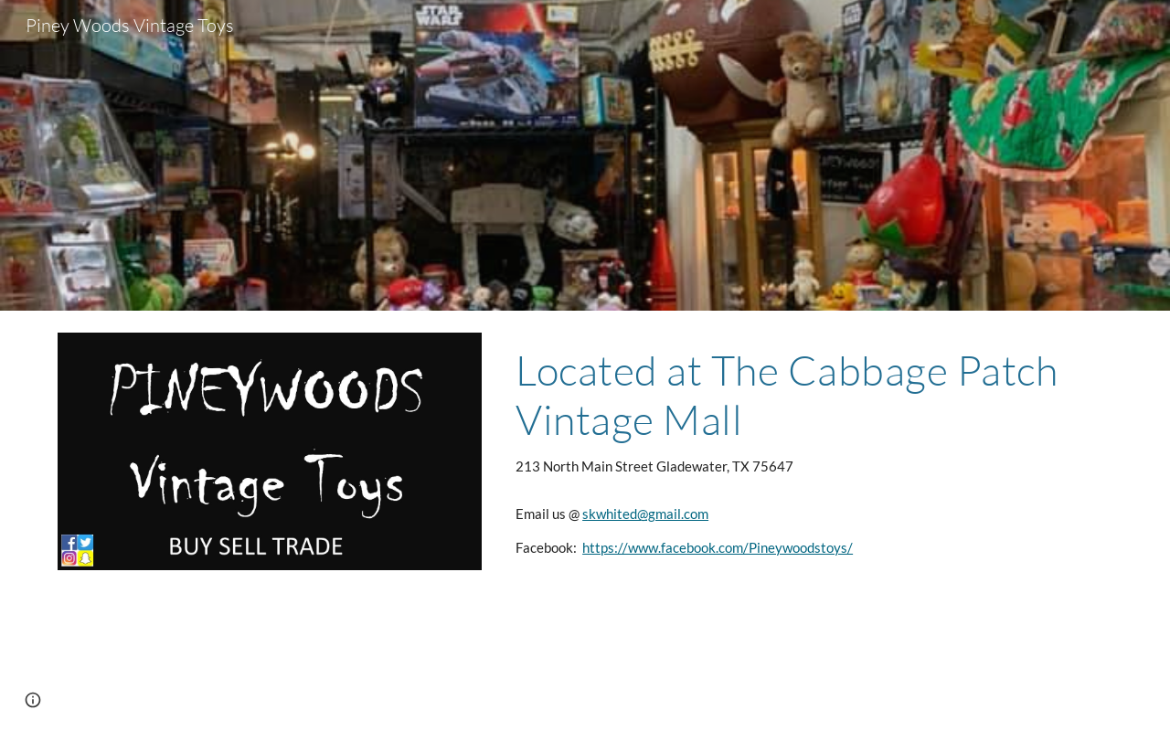 Pineywoods Vintage Toys website preview