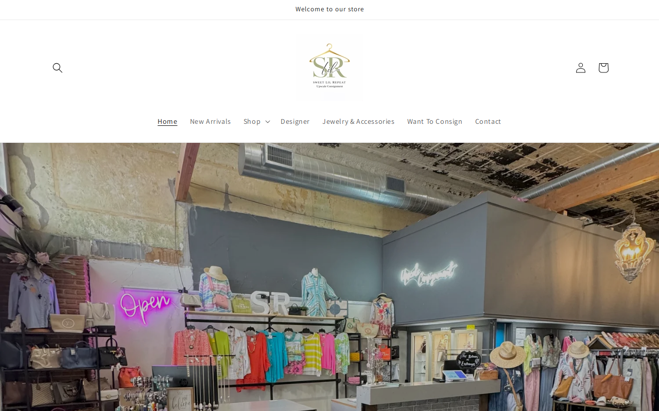 Sweet Lil' Repeat website preview
