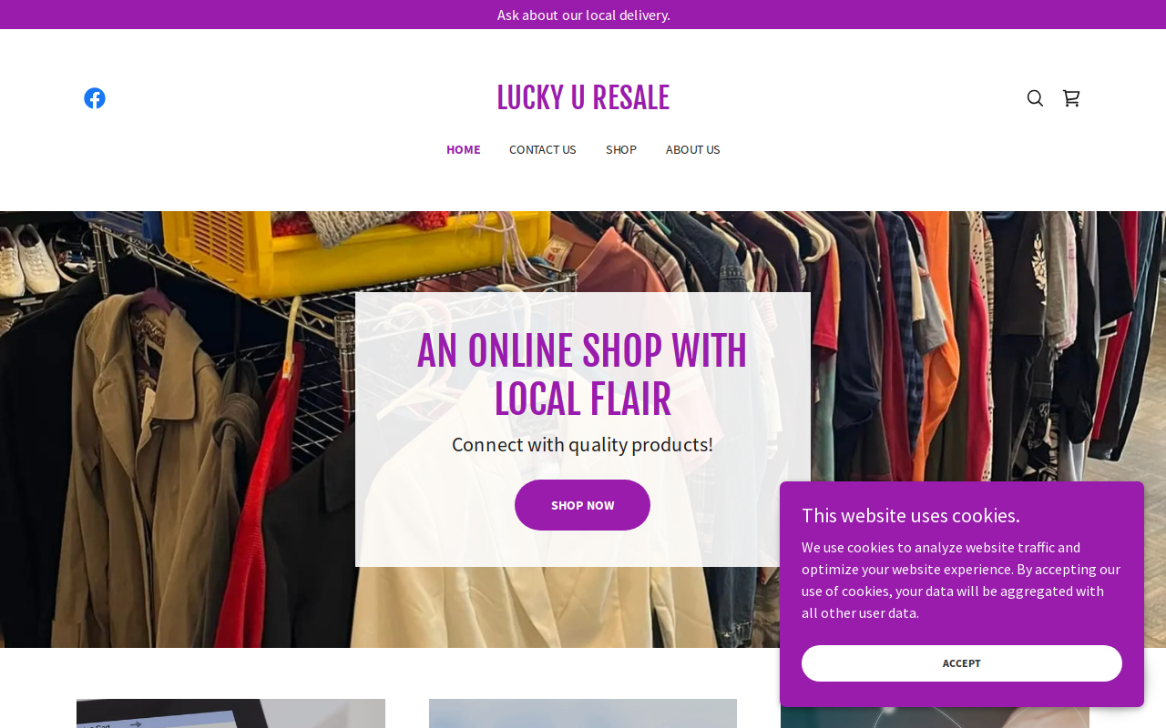 Lucky U Resale website preview