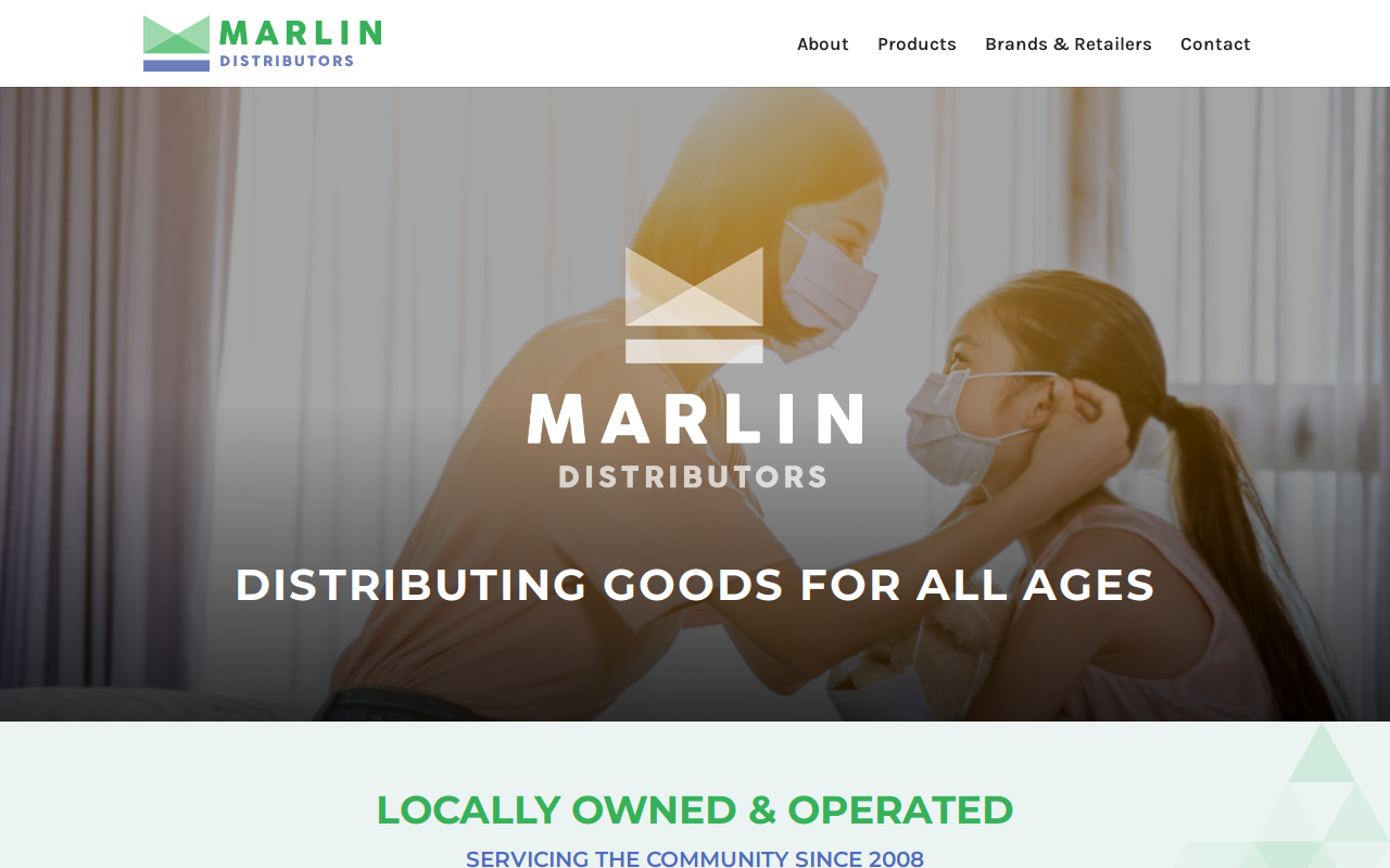 Marlin Distributors website preview