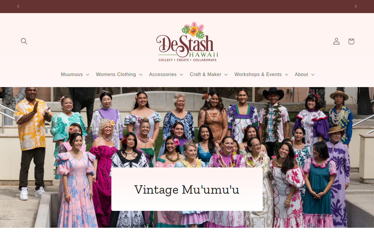 DeStash Hawaii website preview