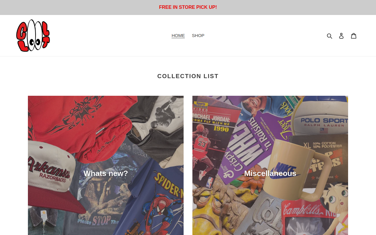 Cool Loot website preview