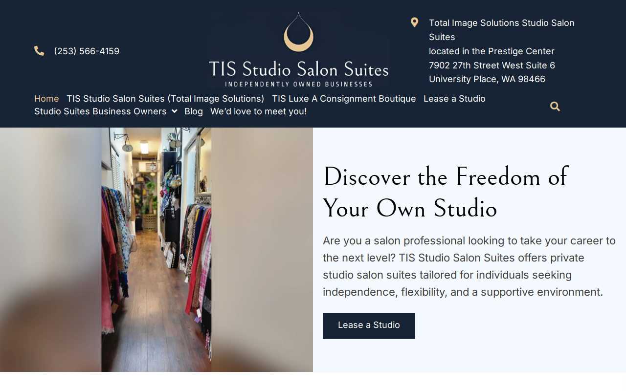 Tis Luxe website preview