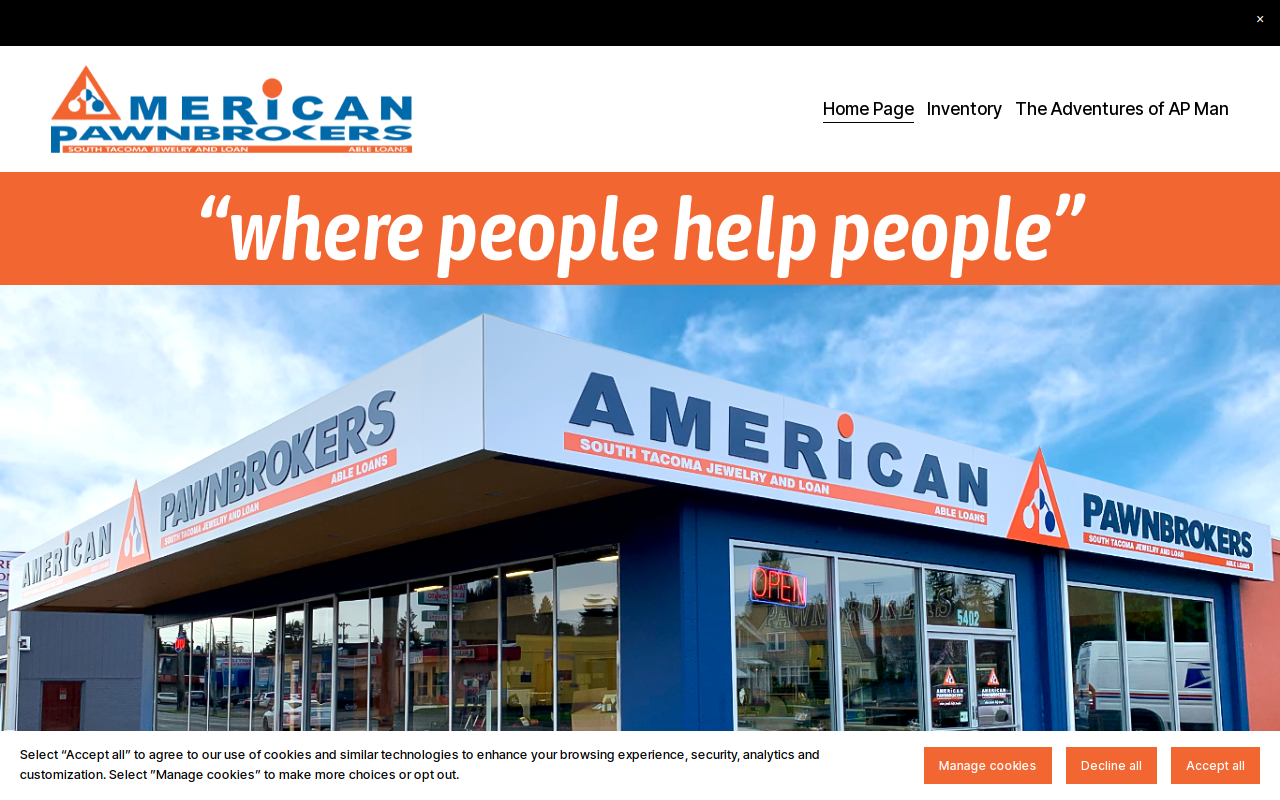 American Pawnbrokers website preview