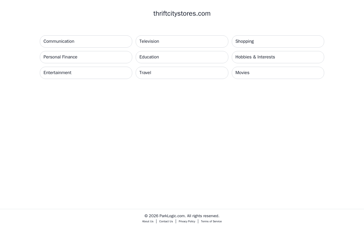 Thrift City Inc website preview