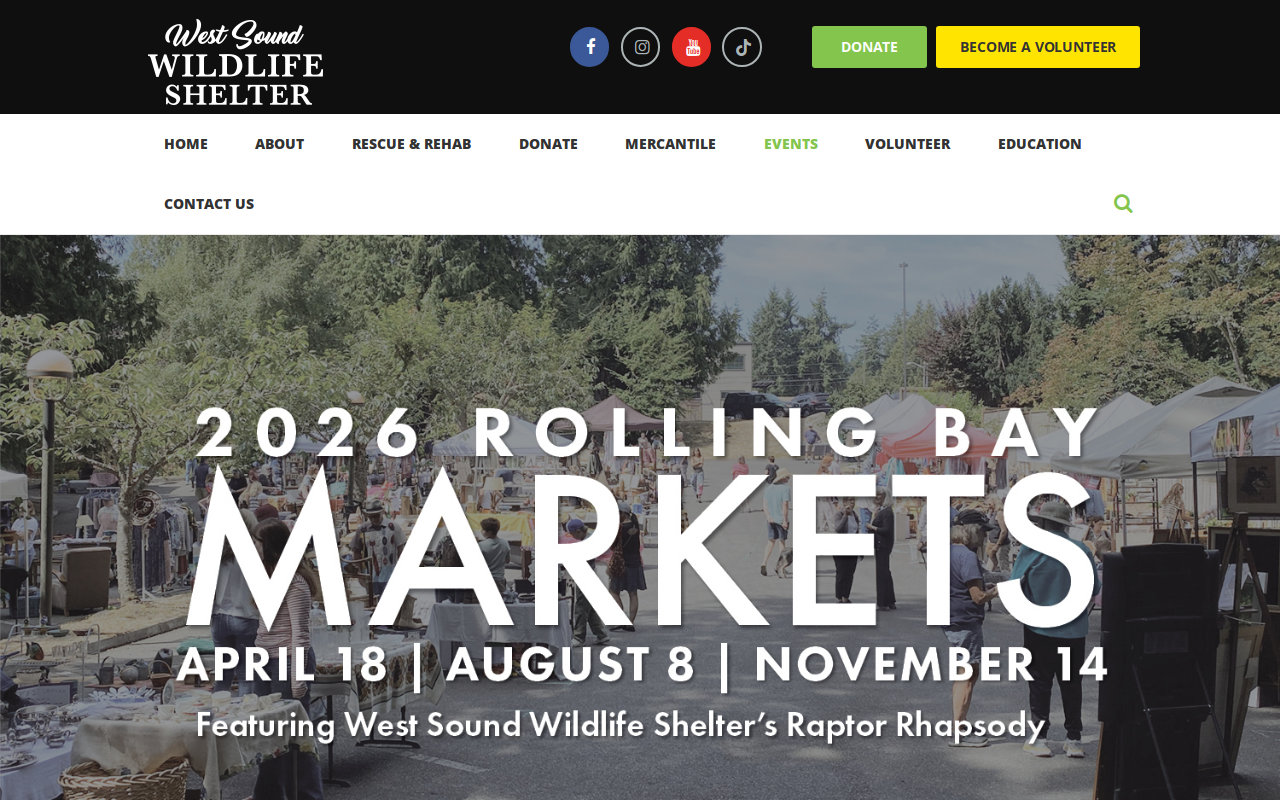 Rolling Bay Markets website preview