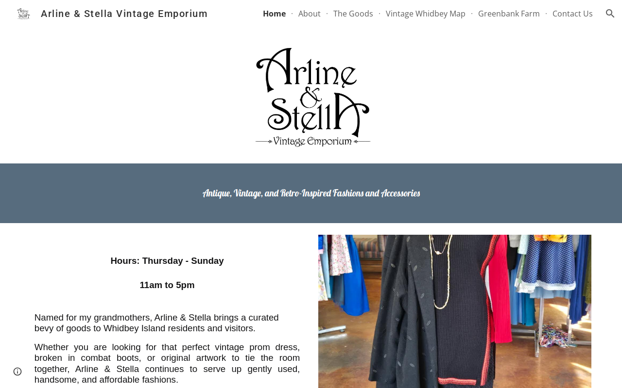 Arline & Stella Vintage Emporium website preview