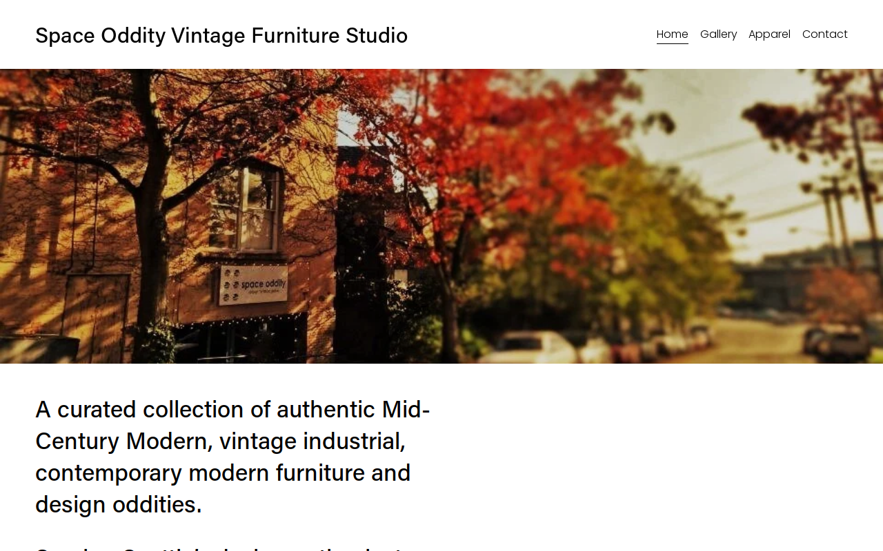 Rustic Industrial website preview