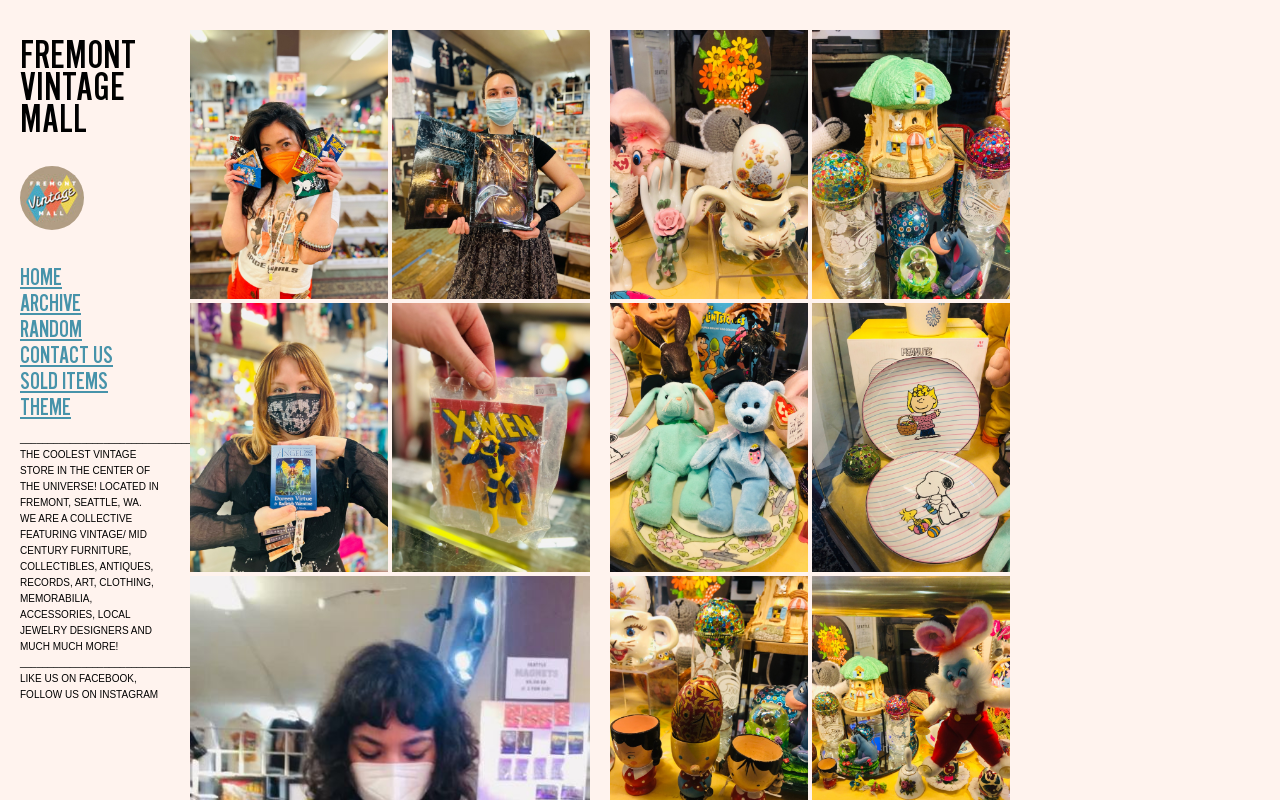 Fremont Vintage Mall website preview