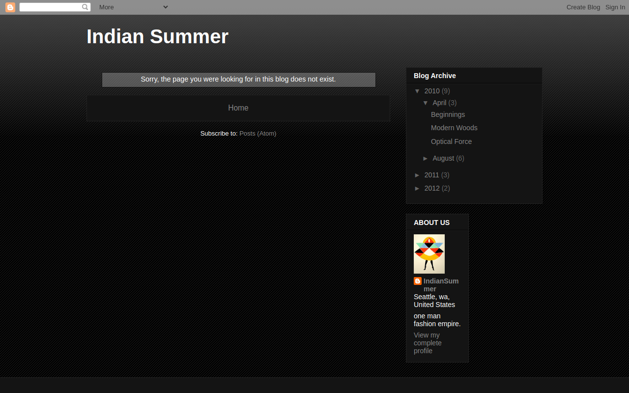 Indian Summer website preview