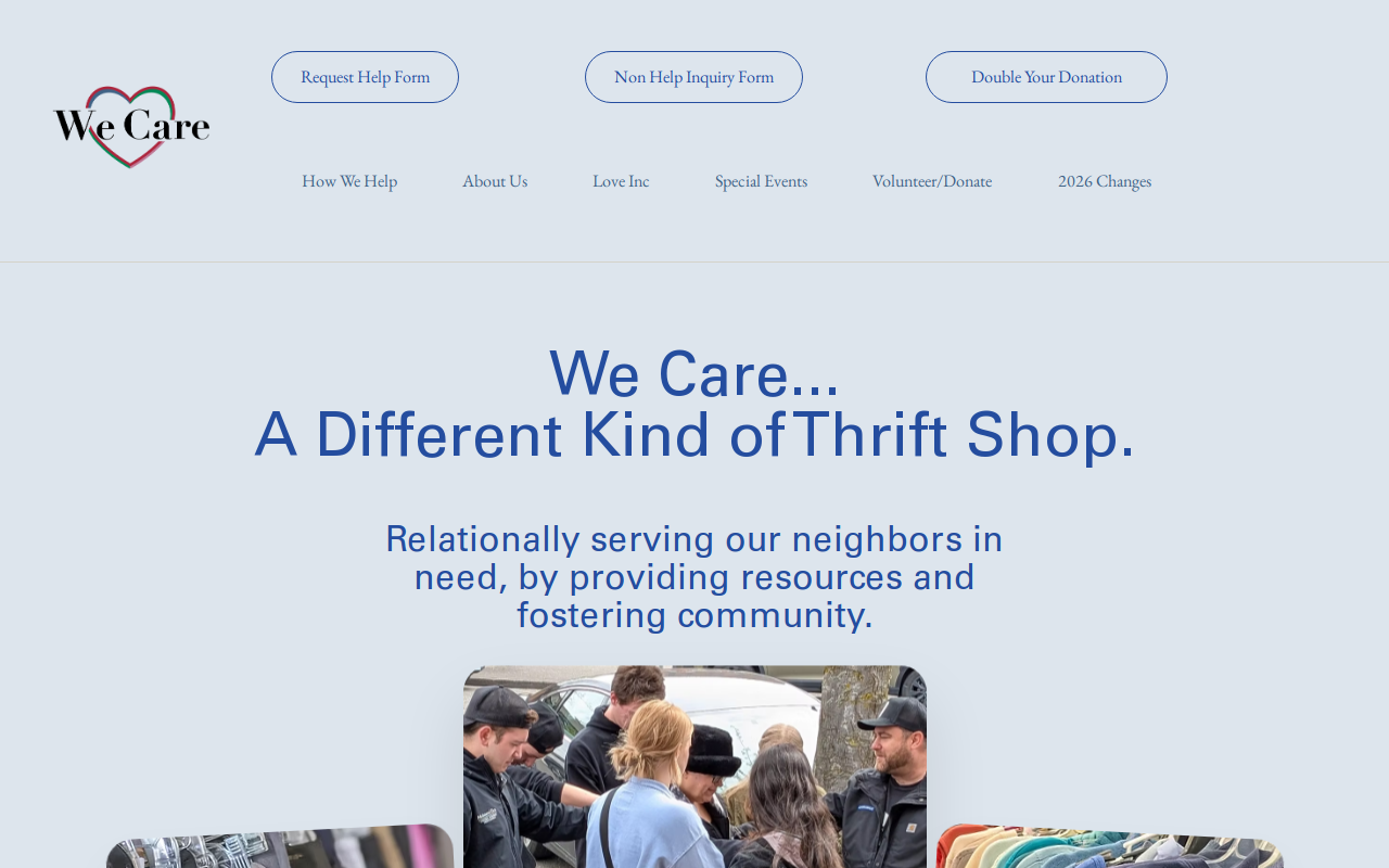 We Care of Whatcom County website preview