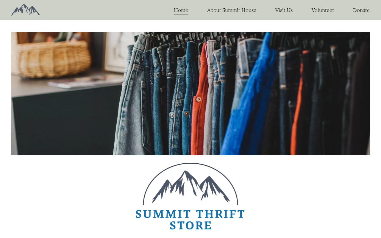 Summit Thrift Store website preview