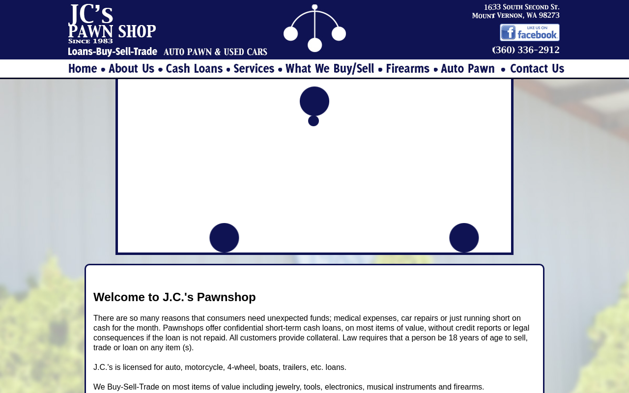 JC's Pawn website preview