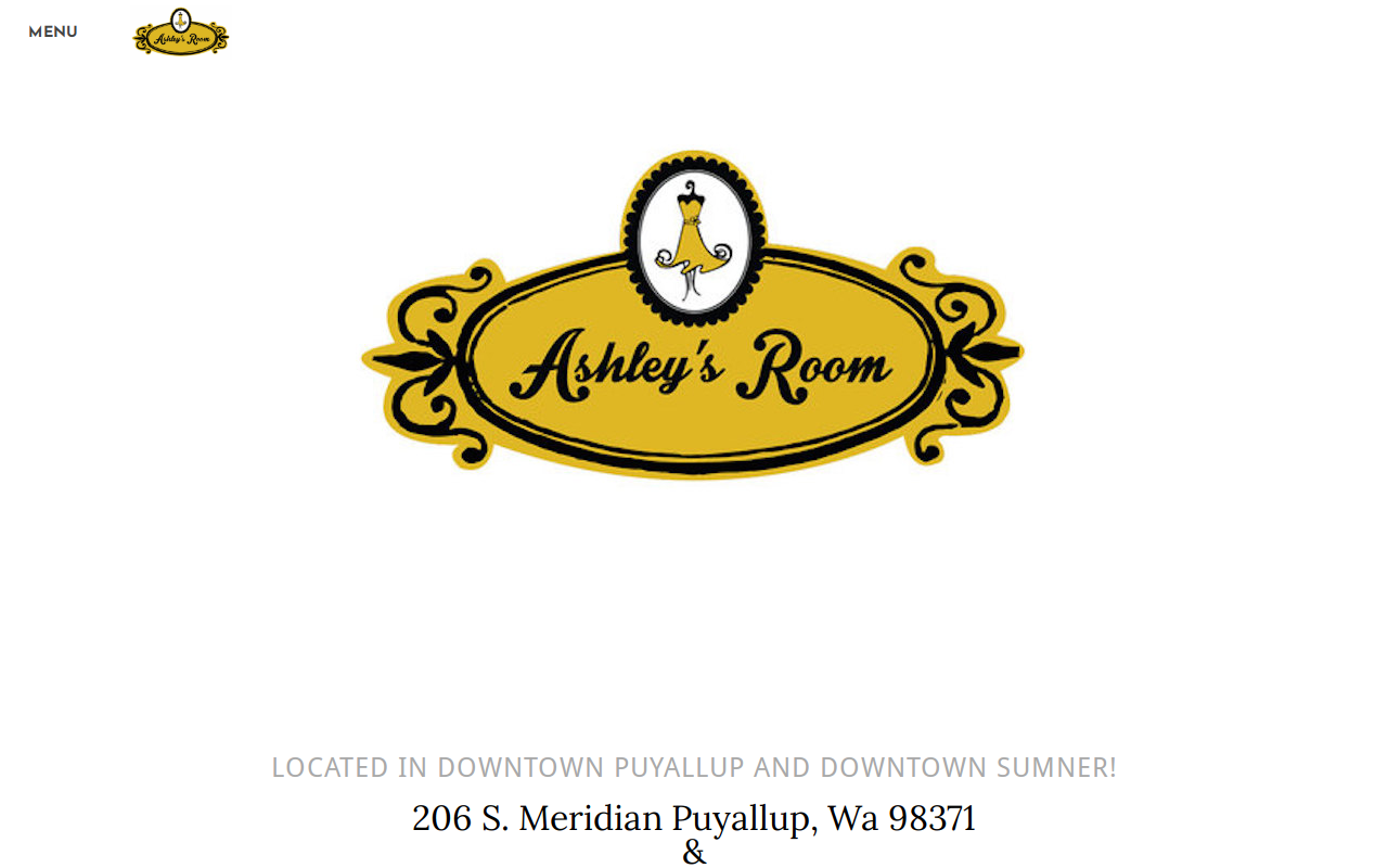 Ashley's Room website preview