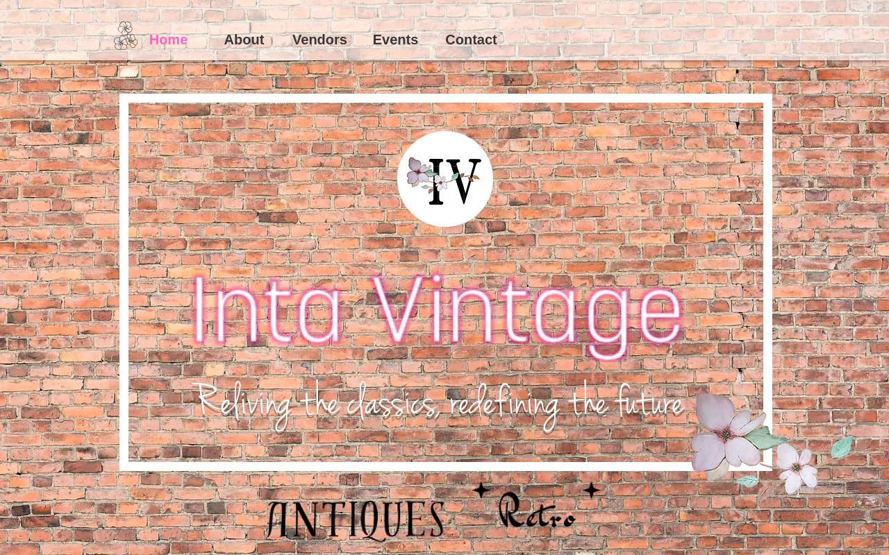 Inta Vintage website preview