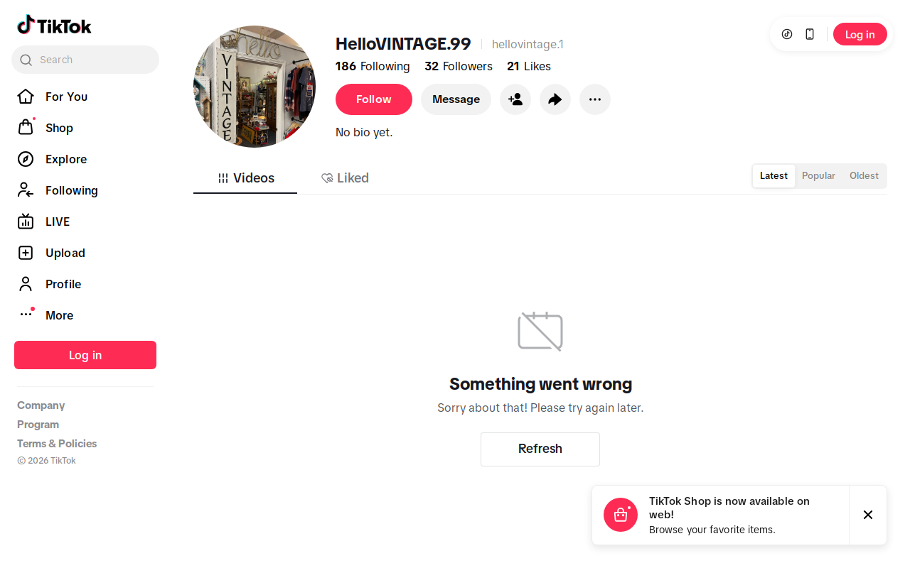 Hellovintage website preview