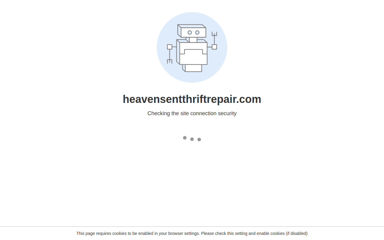 Heaven Sent website preview