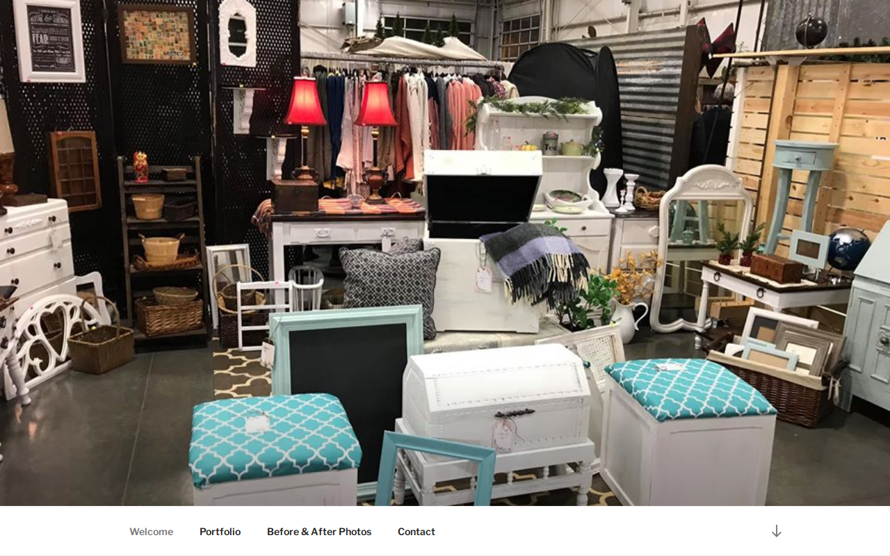 Simply Farmhouse Furniture website preview