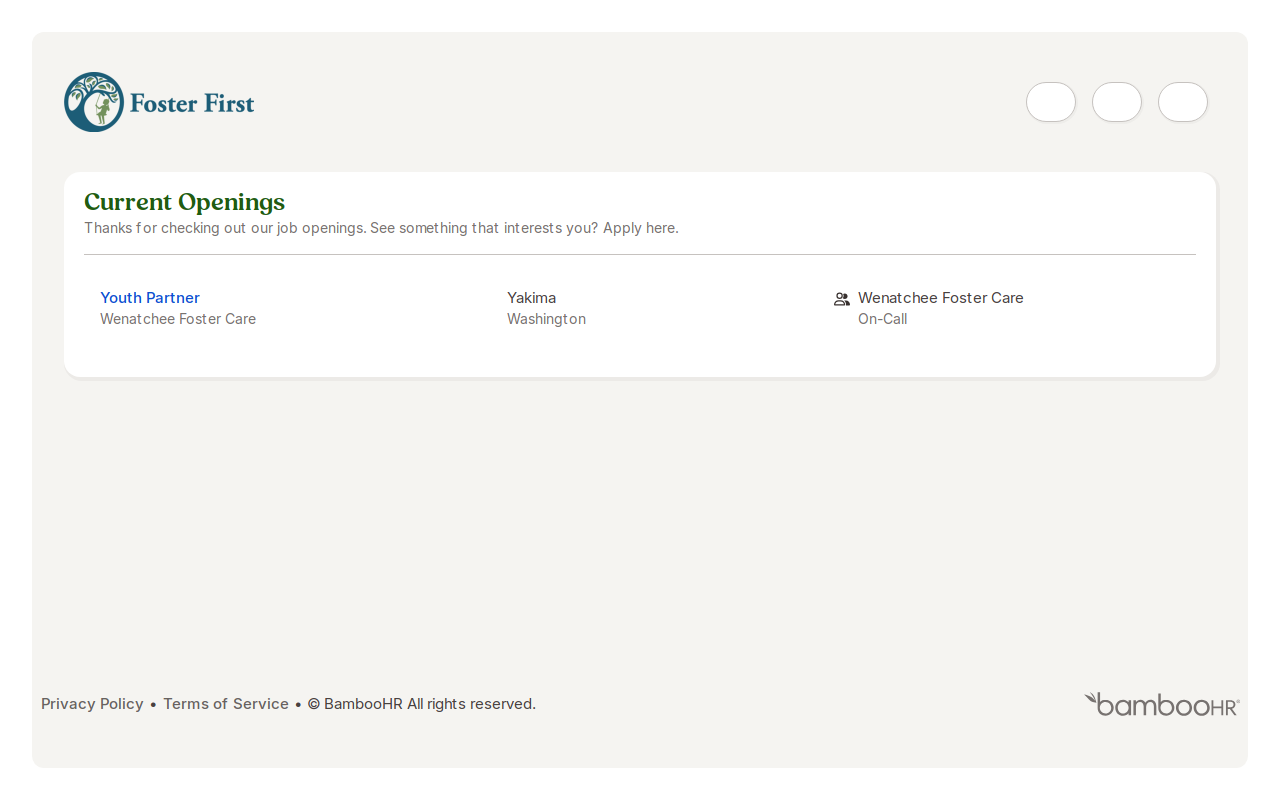 Foster Thrift website preview