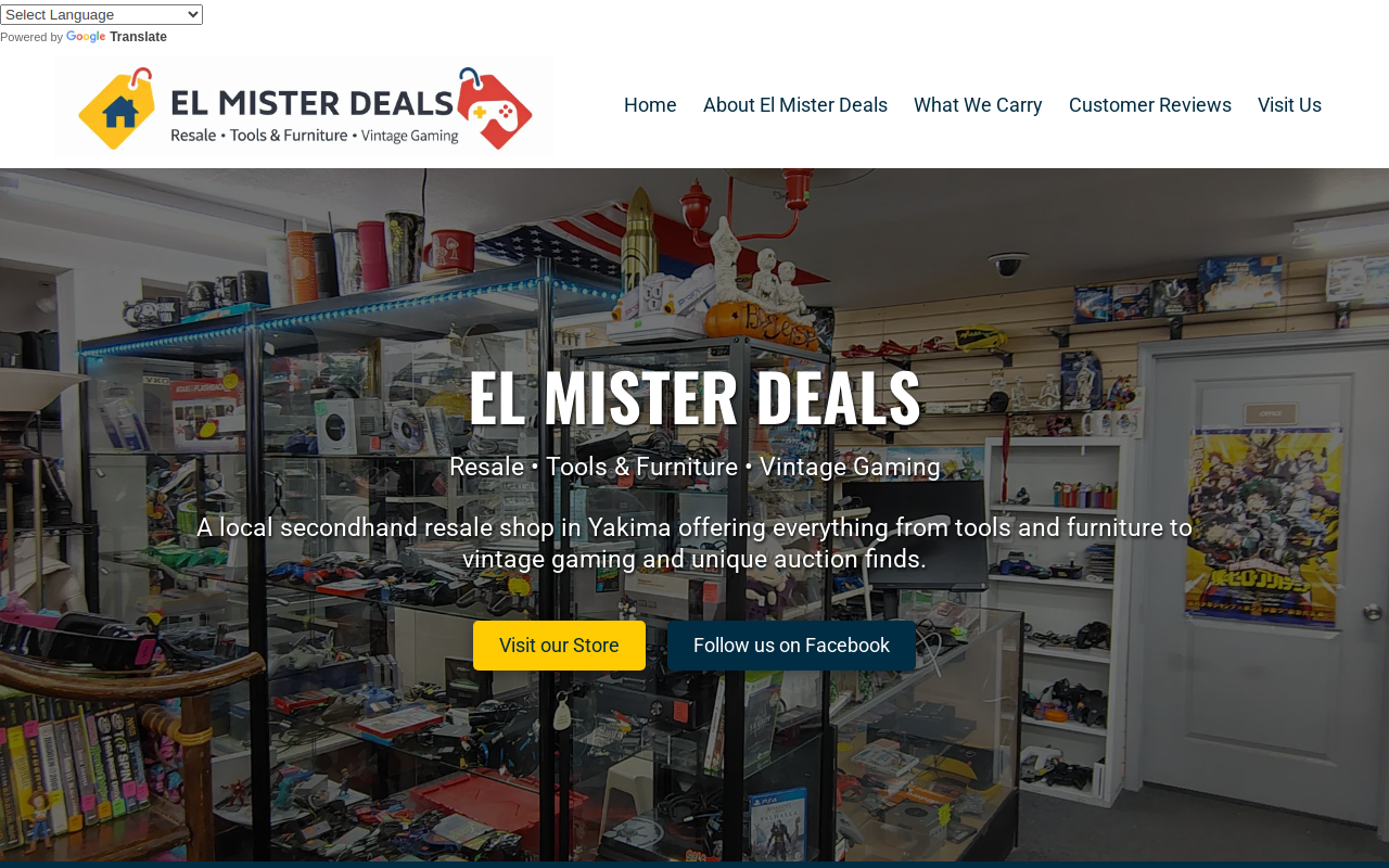 El Mister Deals website preview