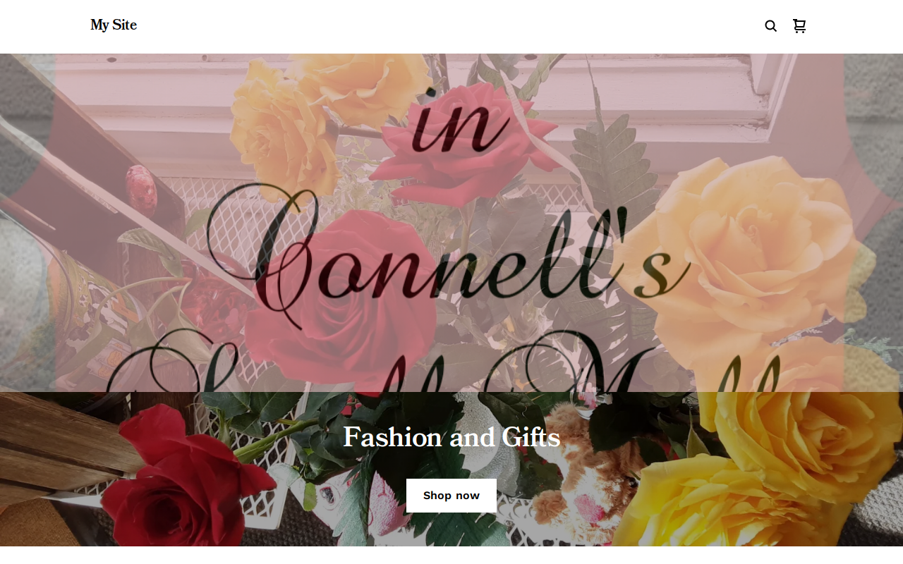 Connell's Small Mall website preview