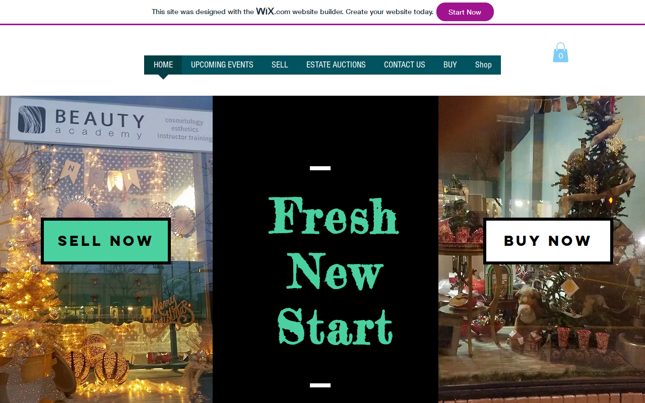 Fresh New Start website preview