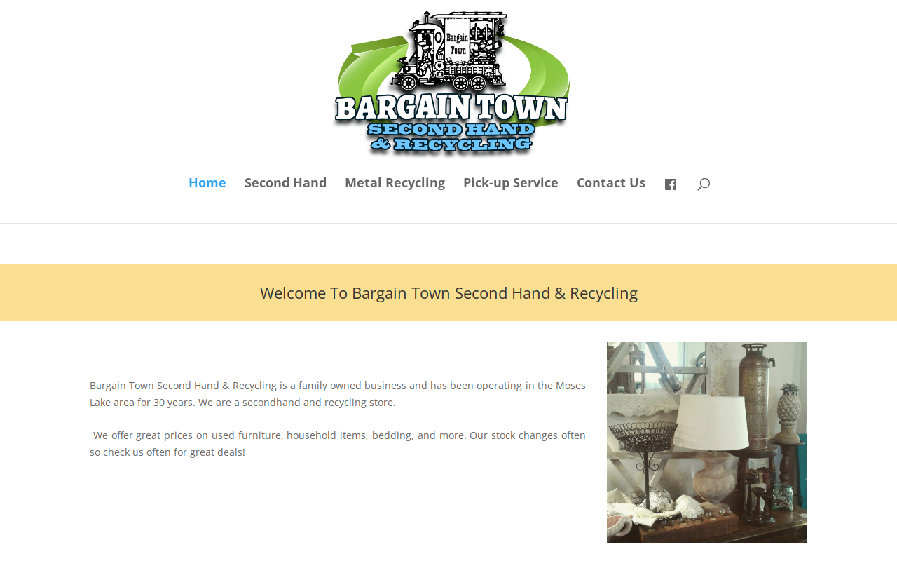 Bargain Town website preview