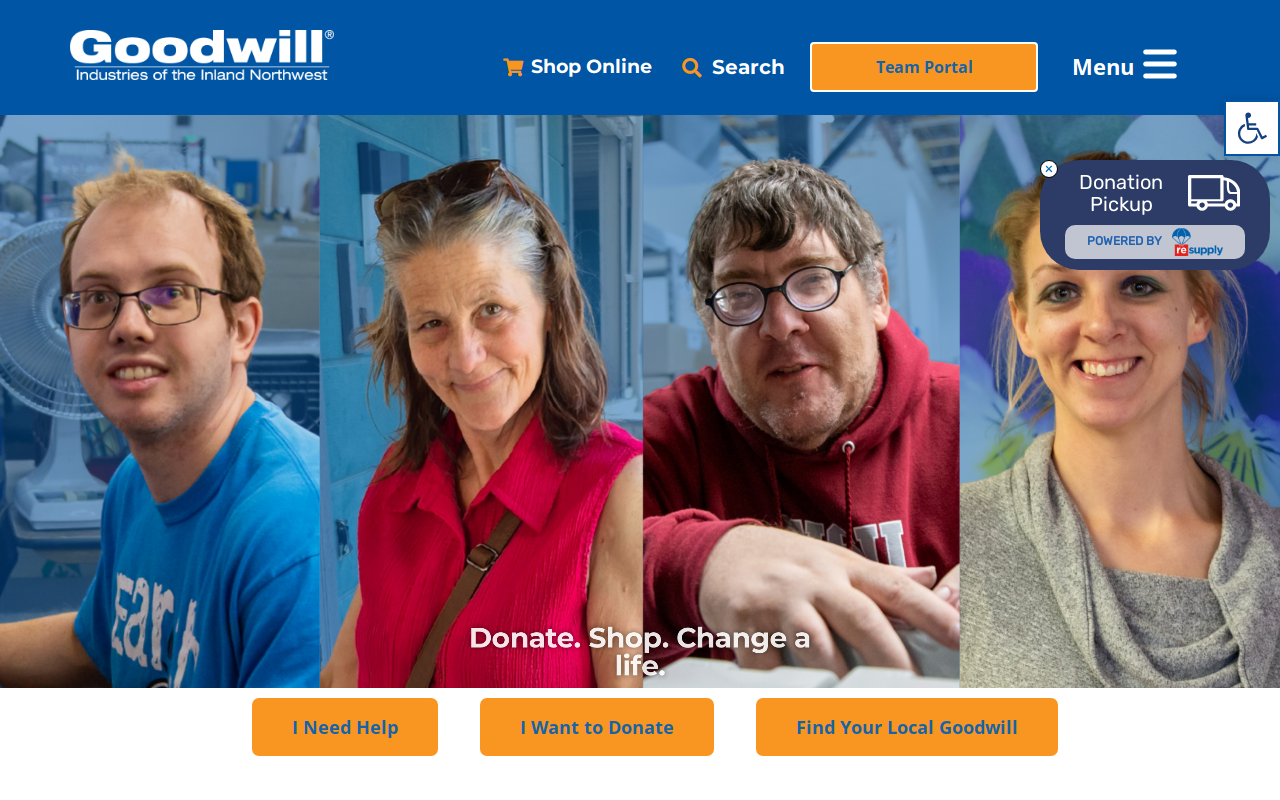 Goodwill Industries Outlet Store website preview