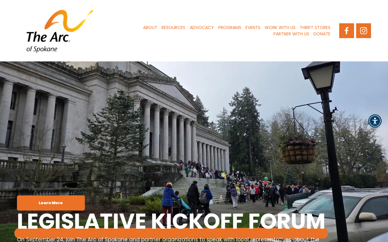The Arc of Spokane Thrift Store website preview