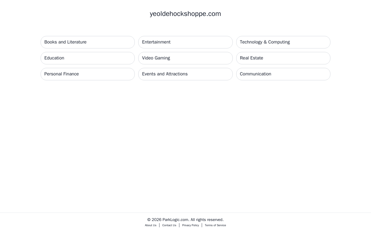 Hock Shop website preview