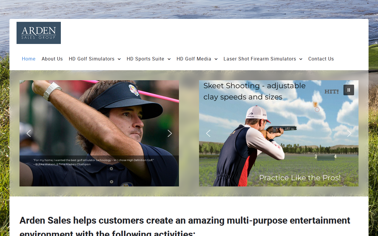 Arden Second Hand website preview