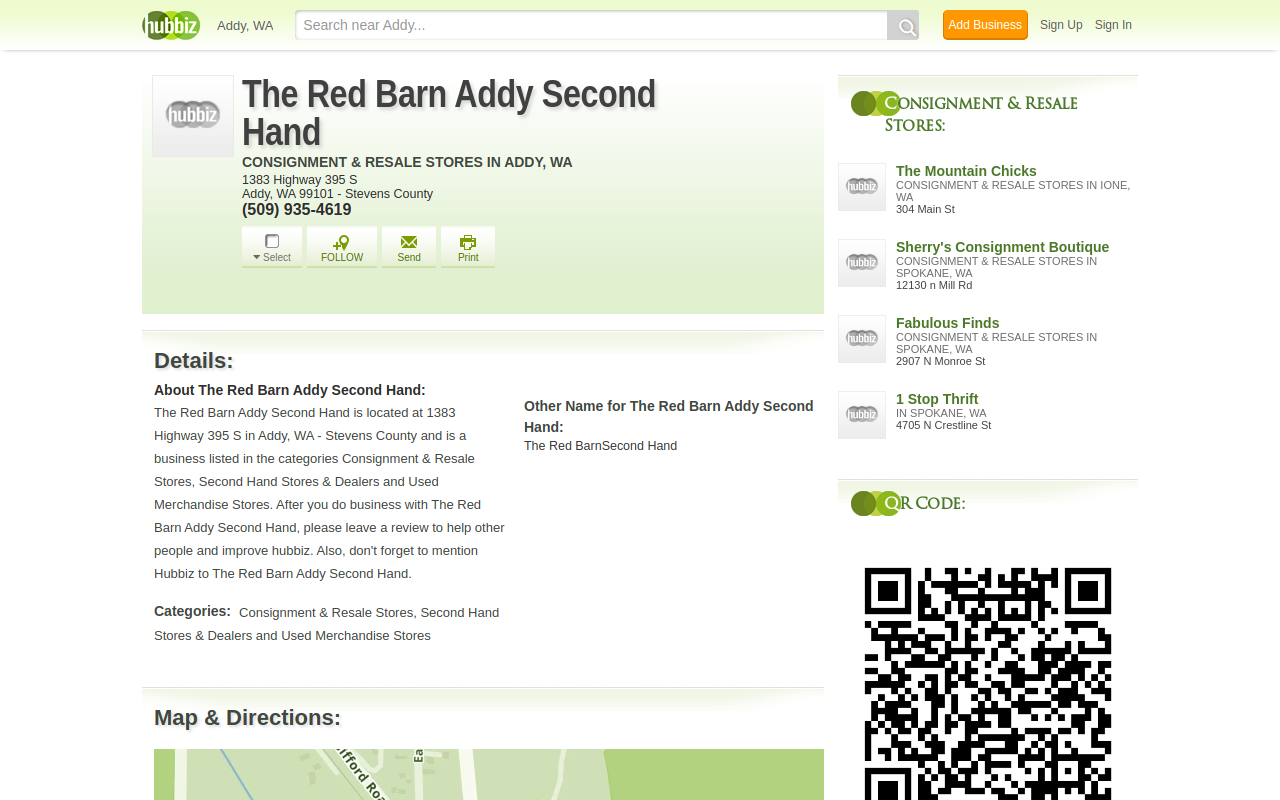 Addy 2nd Hand/Addy Second Hand website preview