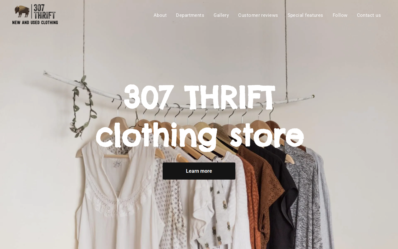 307 Thrift website preview