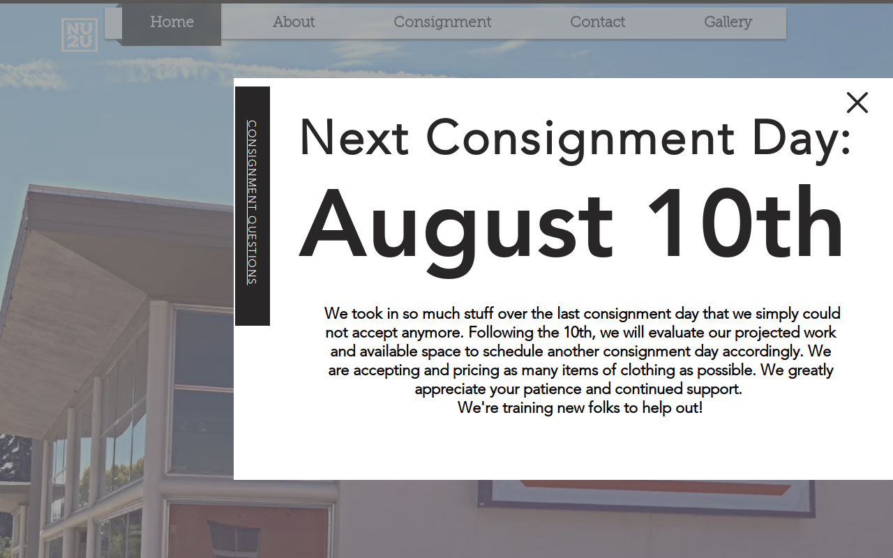 NU2U website preview