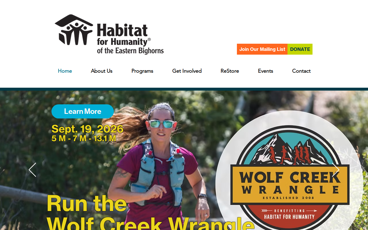 Habitat For Humanity ReStore website preview