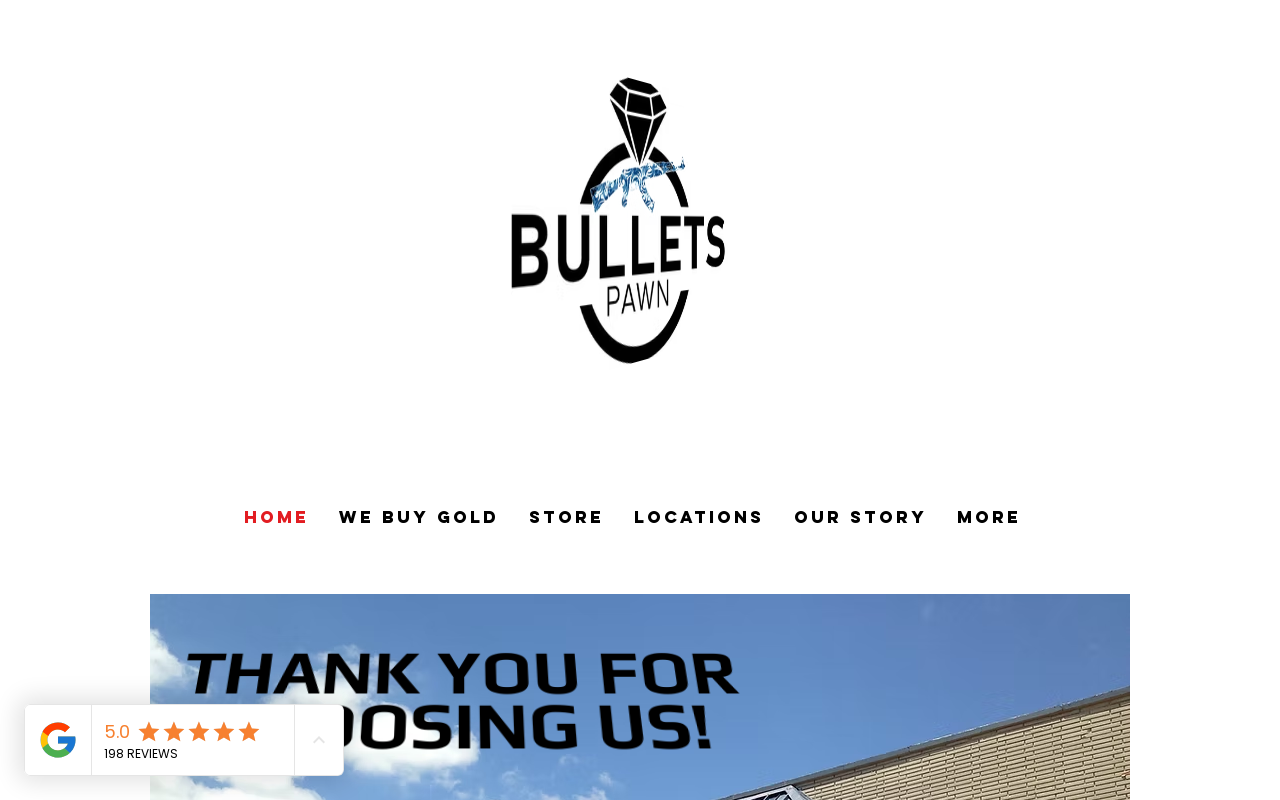 Bullet Pawn Guns And Jewelry website preview