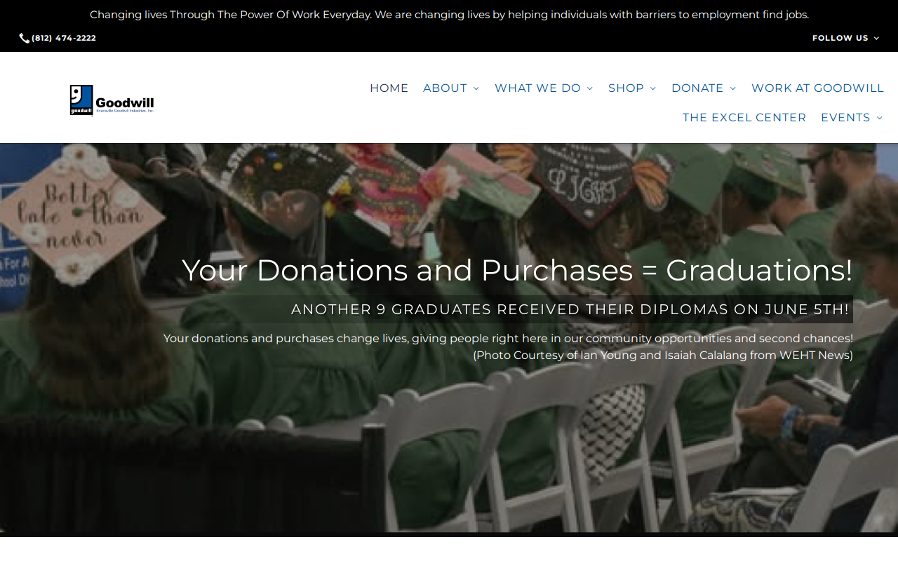 Goodwill Store & Donation Center website preview