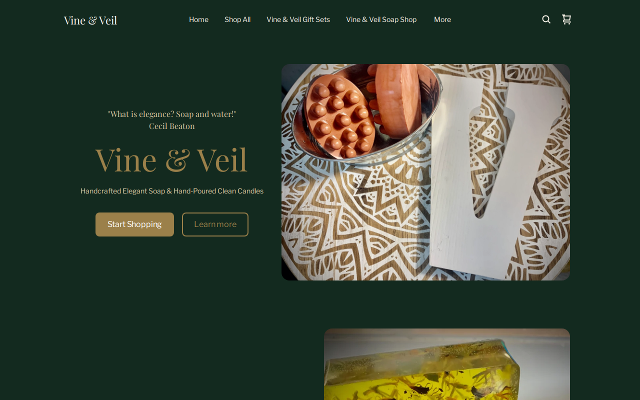 Vintage BG website preview