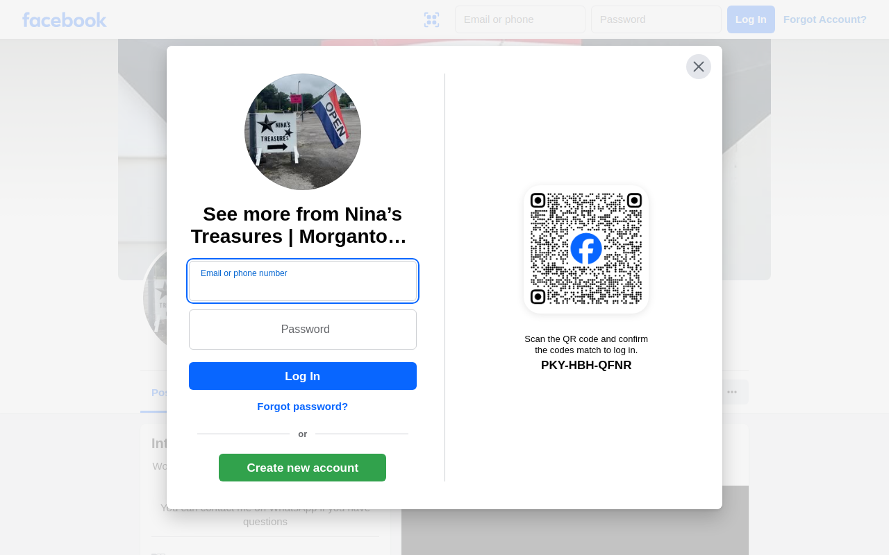 Nina’s Treasures website preview