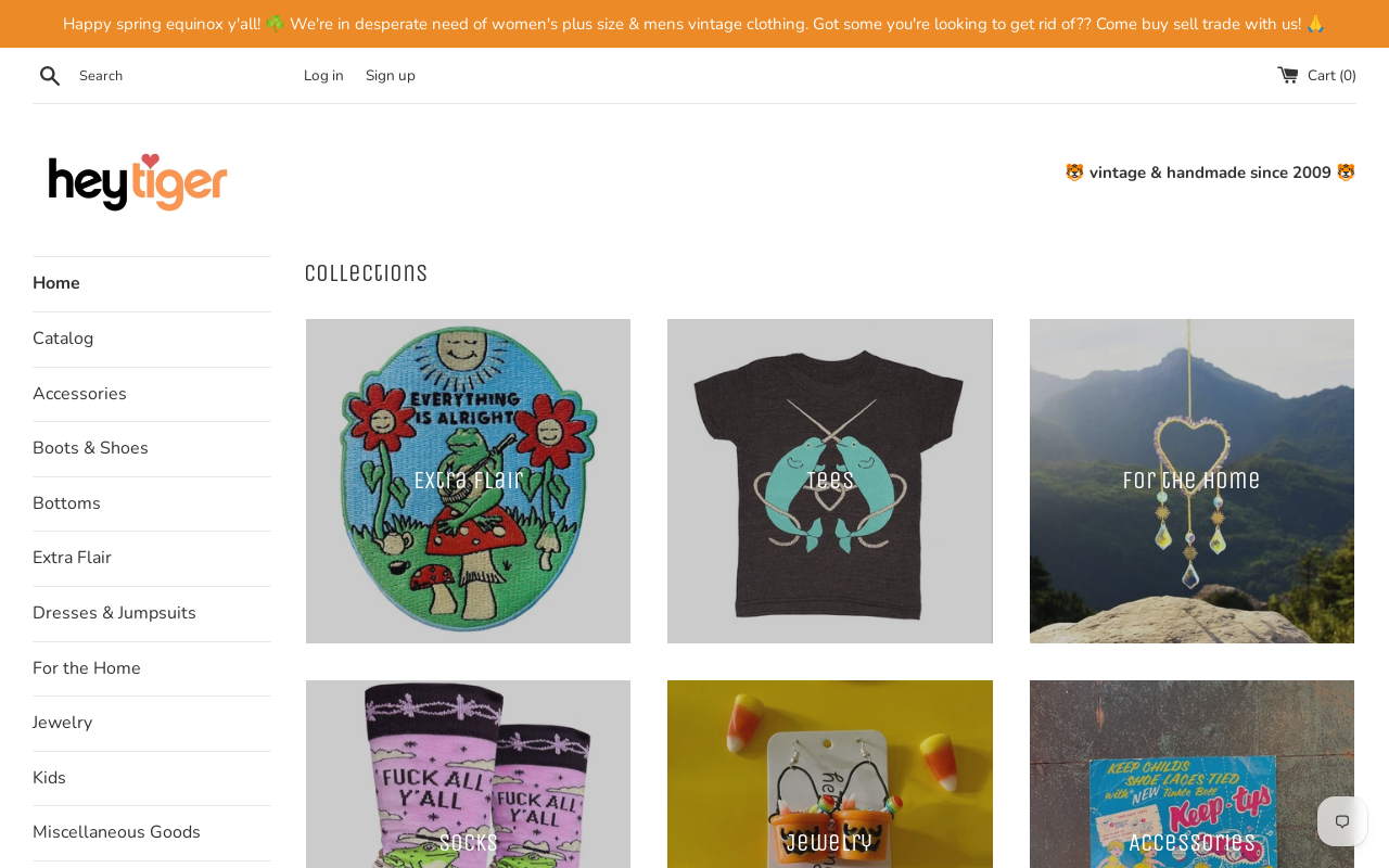 hey tiger website preview