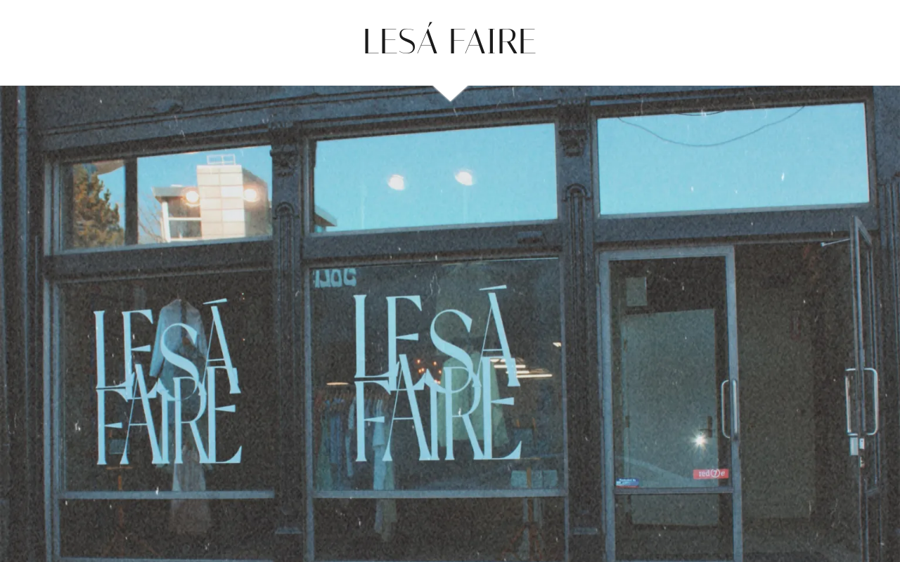 Lesa Faire website preview