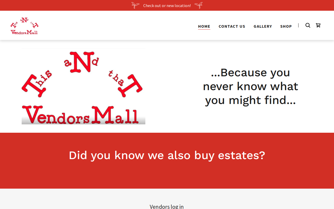 The Vintage Mouse website preview
